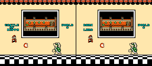 Castle of Koopa to Dark Land