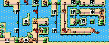 World 3 Hammer Bros. bonus spots