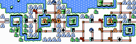 World 6 Hammer Bros. bonus spots