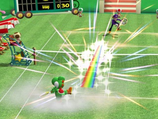 Mario Power Tennis screen shot